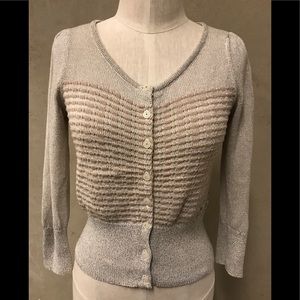 Anthropologie Diamond Dust Cardigan