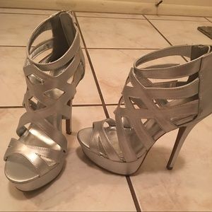 Cathy Jean Silver Heels