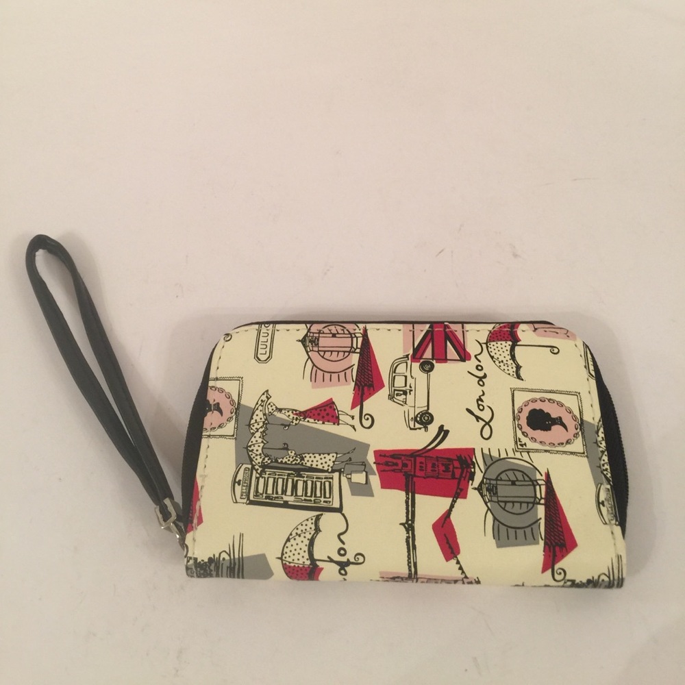 LuLu Lulu Guinness London Wristlet Pouch