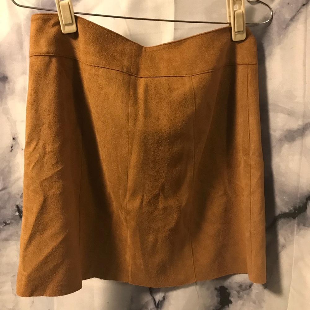 Braeve suede skirt. Only worn once. .