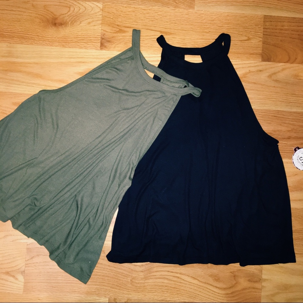 **SOLD** BUNDLE!!! 2 High-Neck Tank Tops
