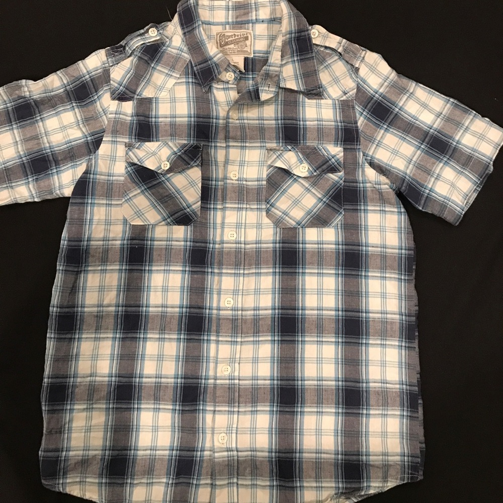 Boys button up shirt lg