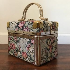 Delill Box Purse ☕️ Train Case Vintage NWOT