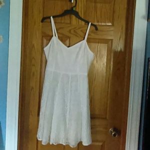 White lace summer dress