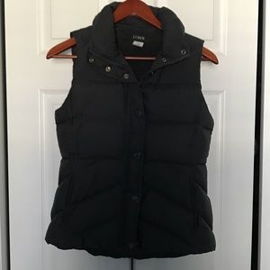 J. Crew down filled puffer vest