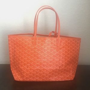 Goyard Paris St. Louis PM Orange Tote NWOT
