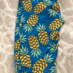 TC lularoe pineapple unicorn leggings