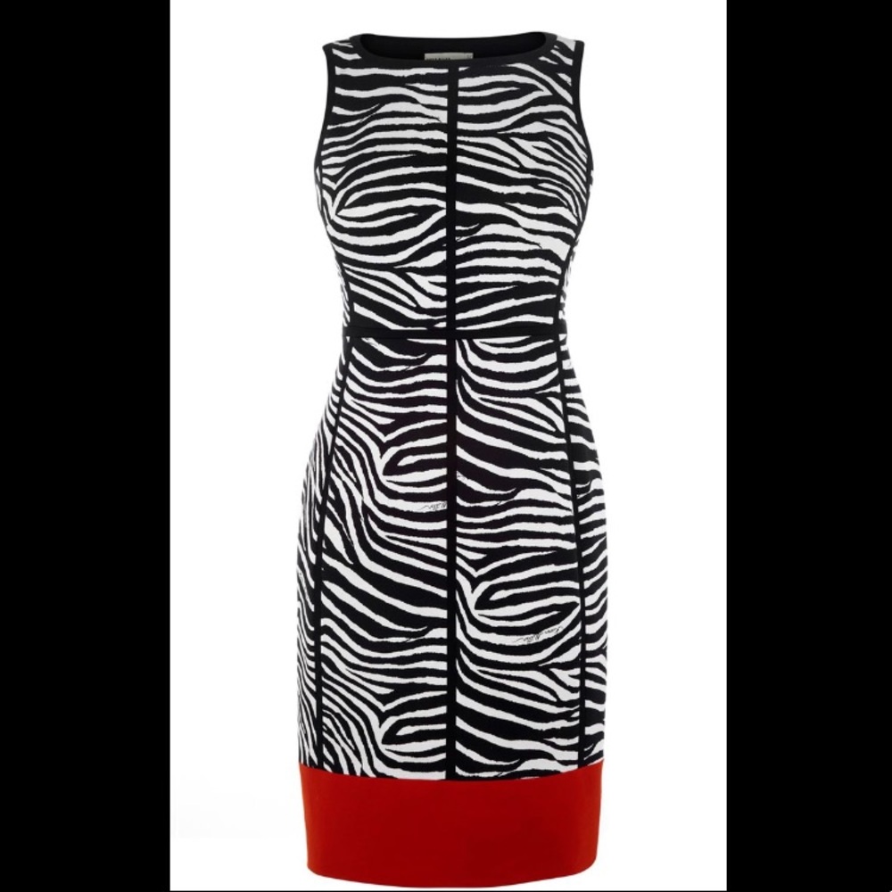 Karen Millen Zebra print dress