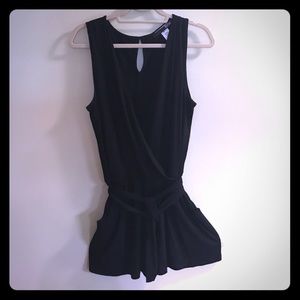 Black cocktail romper