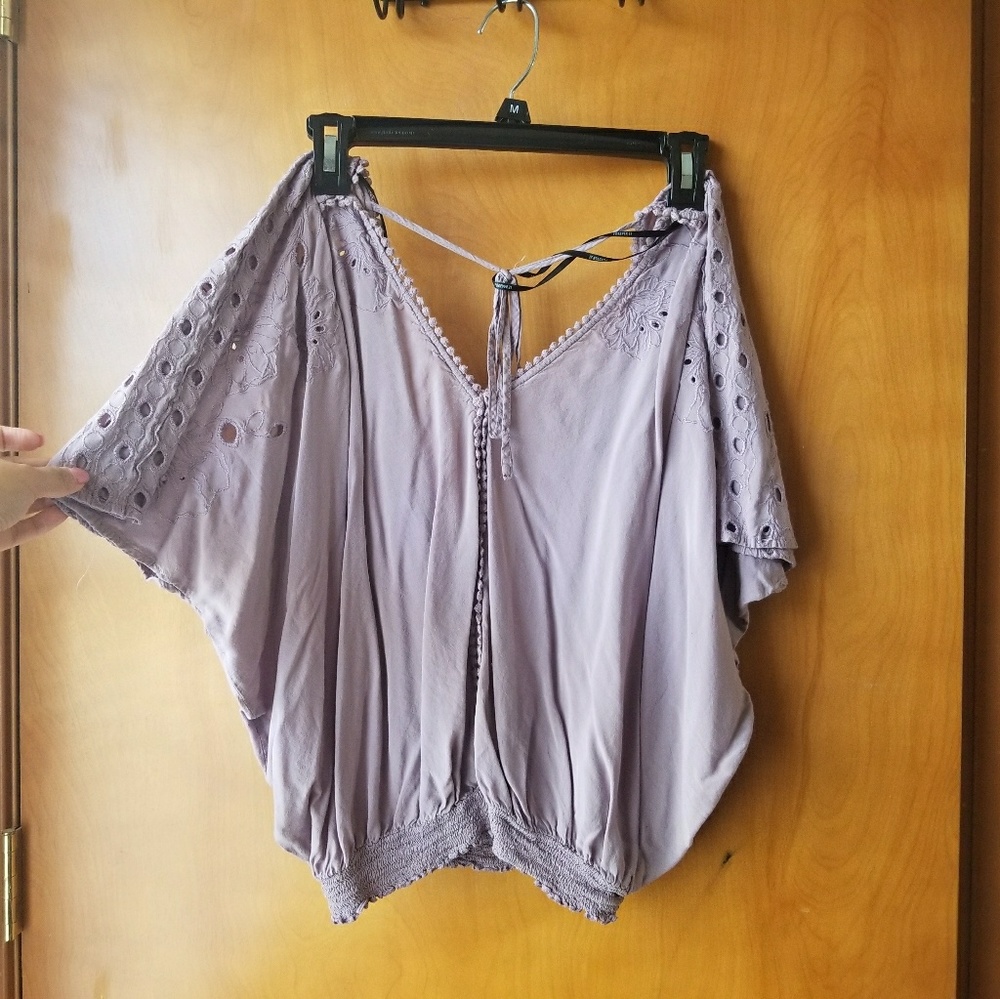Open back crop top