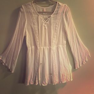 Bell sleeved boho dress