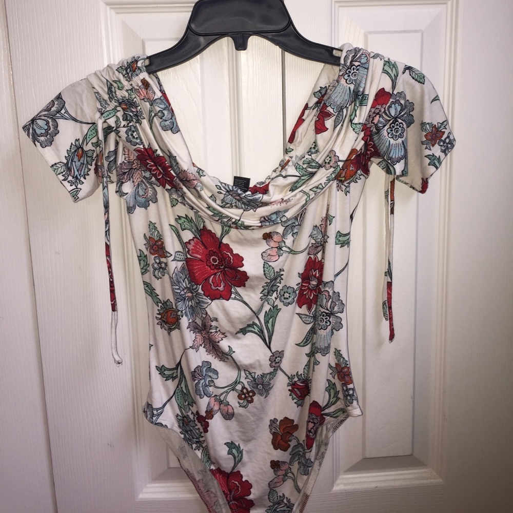 Floral Off The Shoulder Body Suit