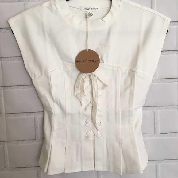 Last day saleLadies fashion short sleeve lace up - Picture 3 of 4