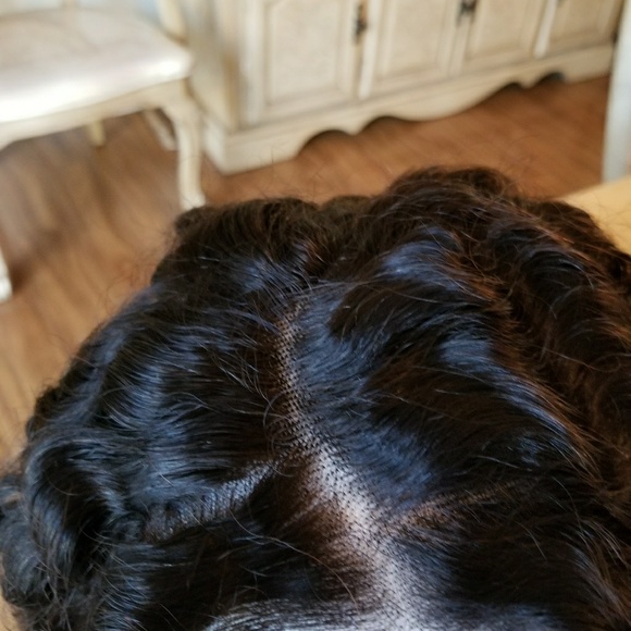 Brazilian Virgin Human Curly Lacefront Wig