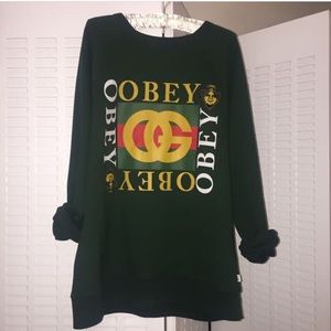 OBEY Gucci rip pullover