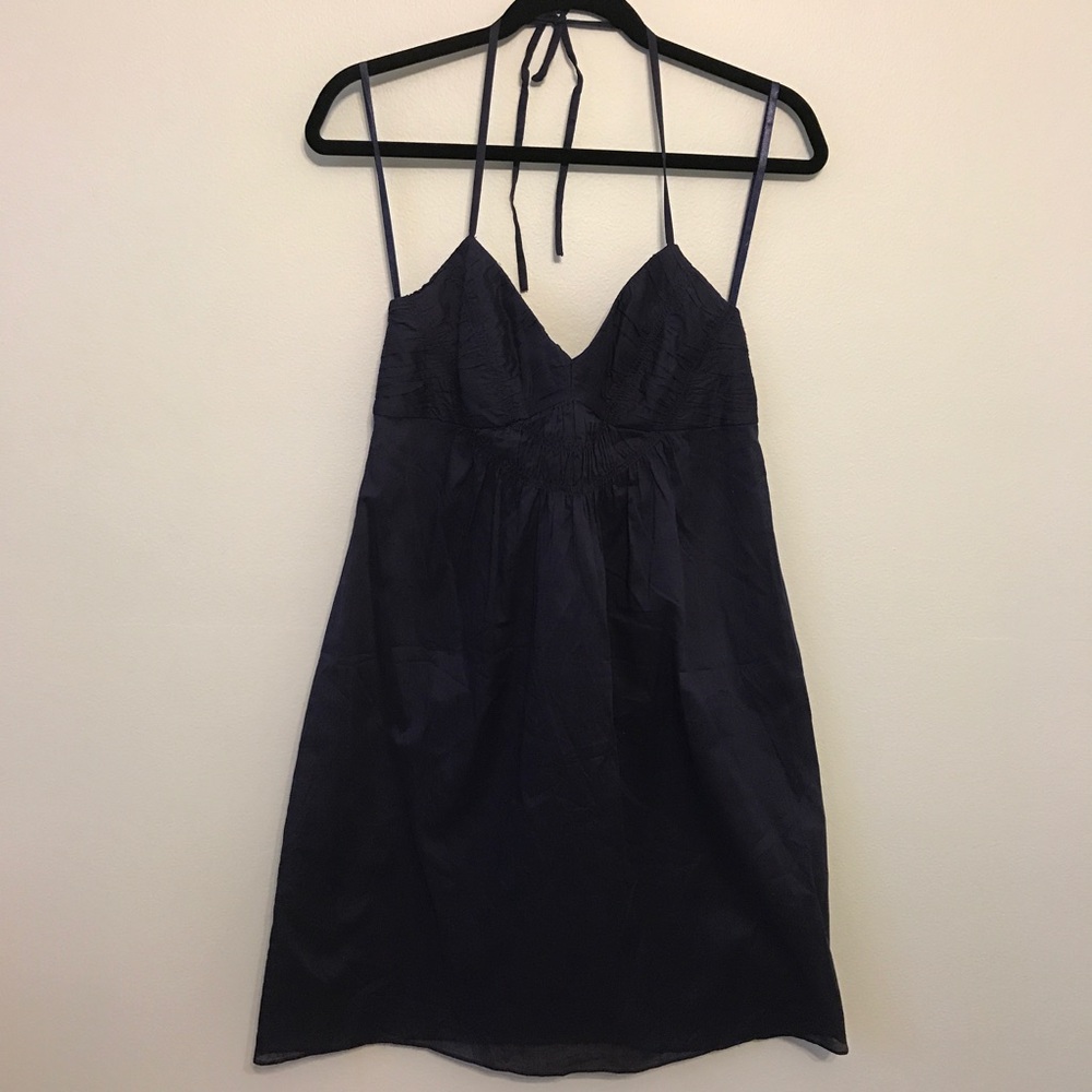 Eggplant colored halter dress