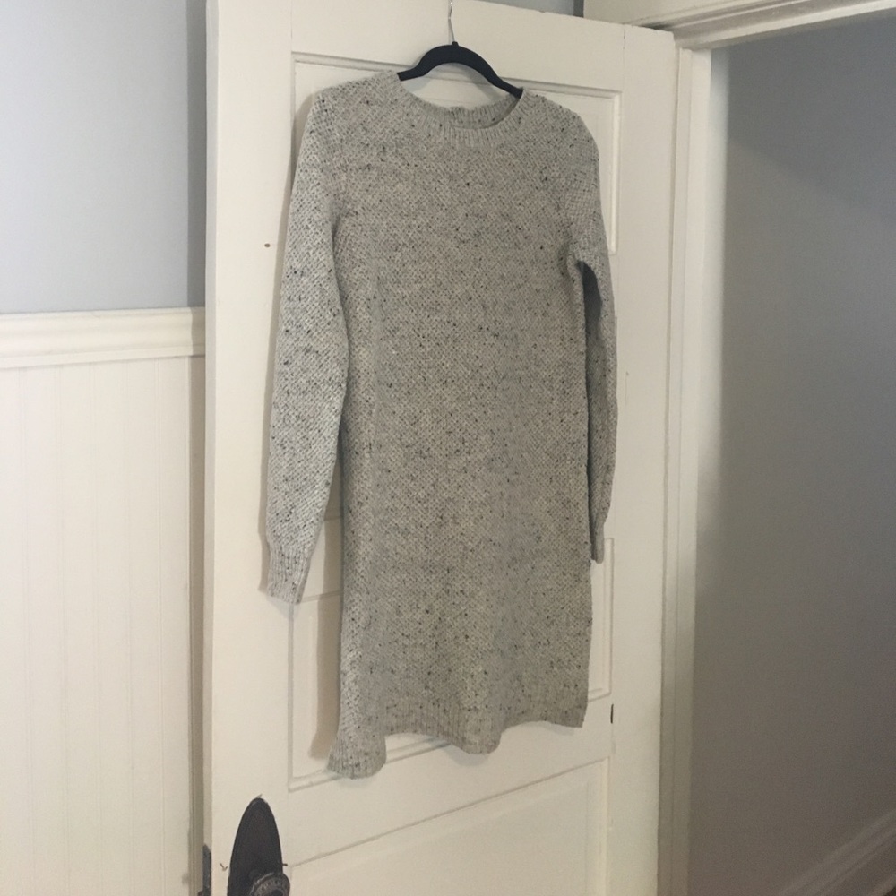 Madewell button-back sweater dress