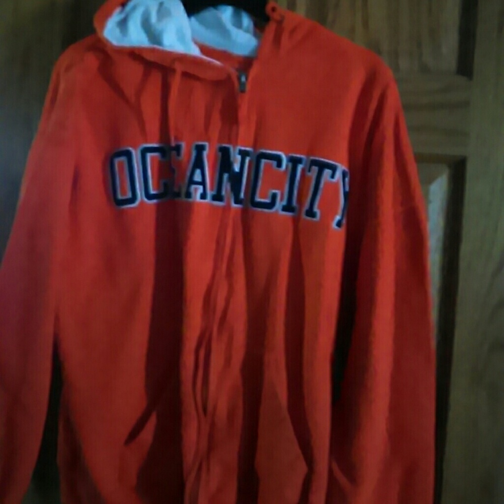 Orange sweatshirt from pacific company