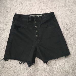 Black American Eagle Shorts