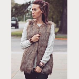Faux Fur Vest