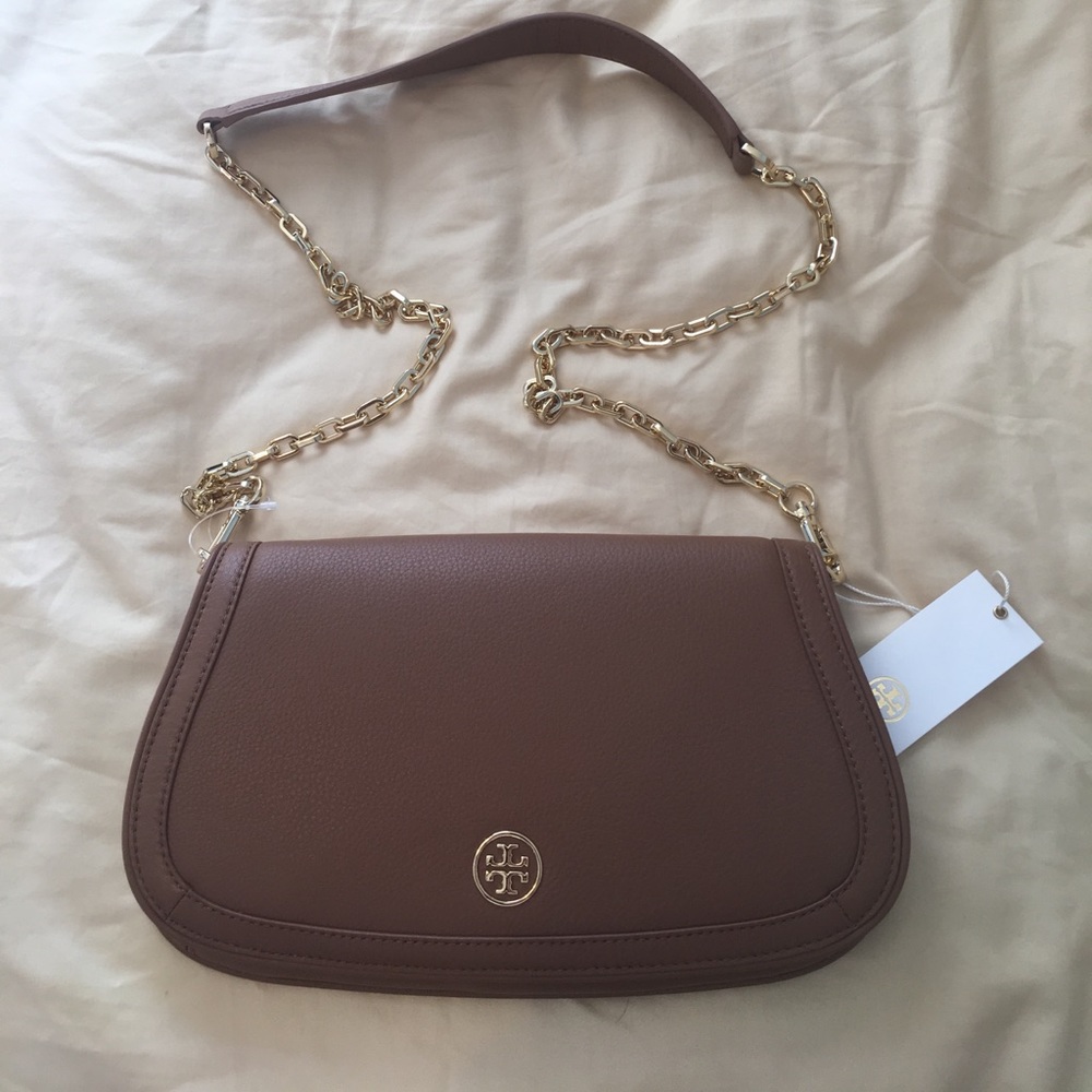 Tory Burch Landon Logo Clutch