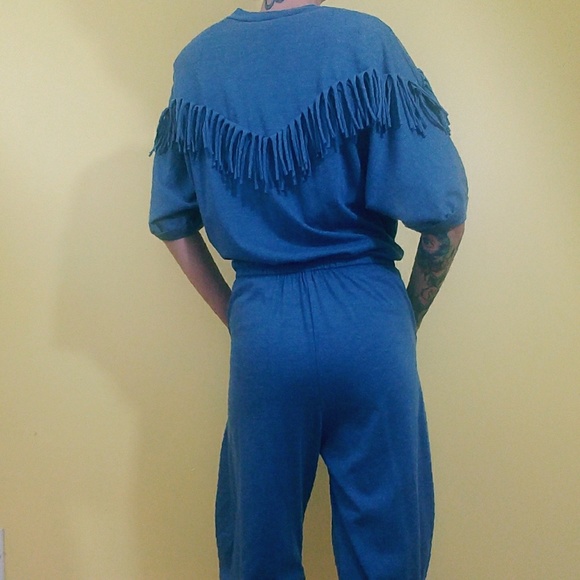 Vintage Pants & Jumpsuits Vintage Fringe Jumpsuit 8s Poshmark