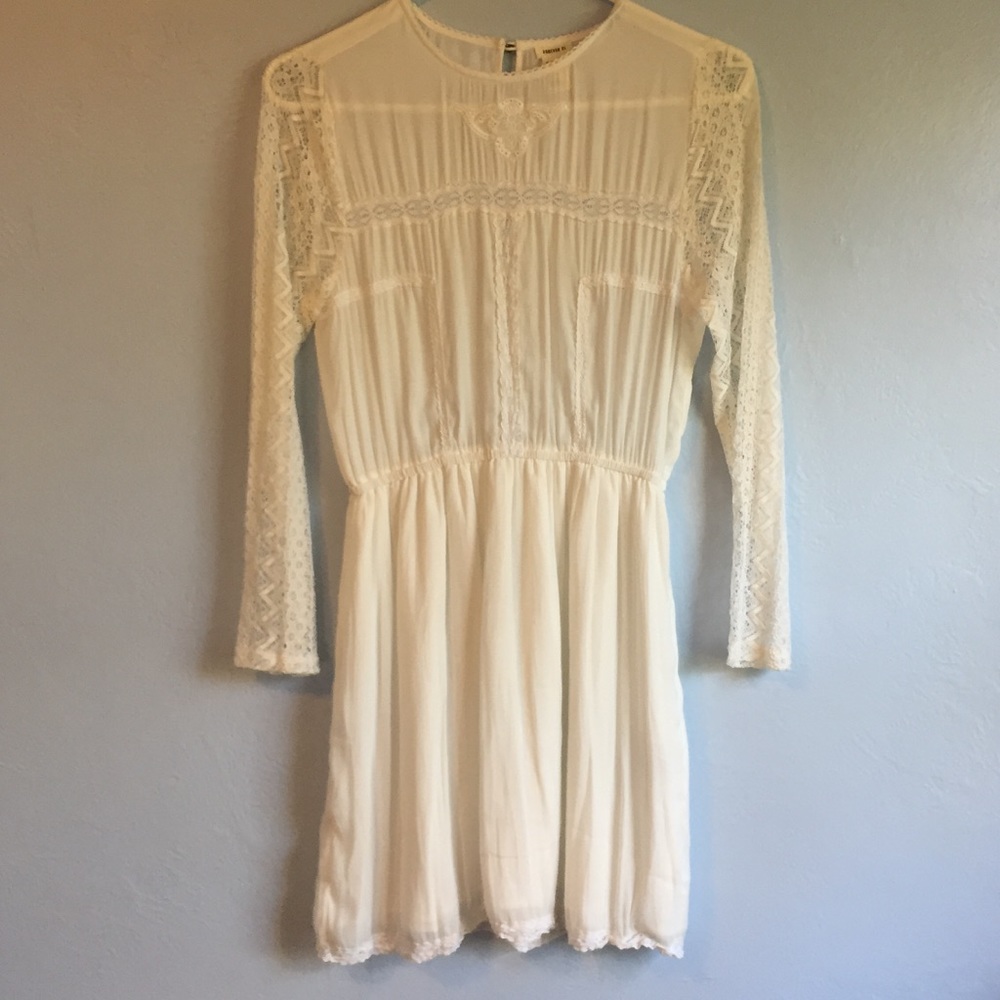 NWOT White Lace Dress