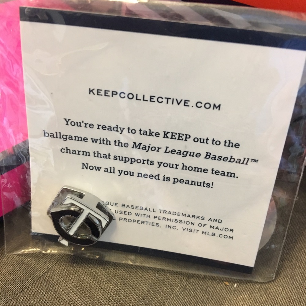 Keep Collective Twins Baseball charm