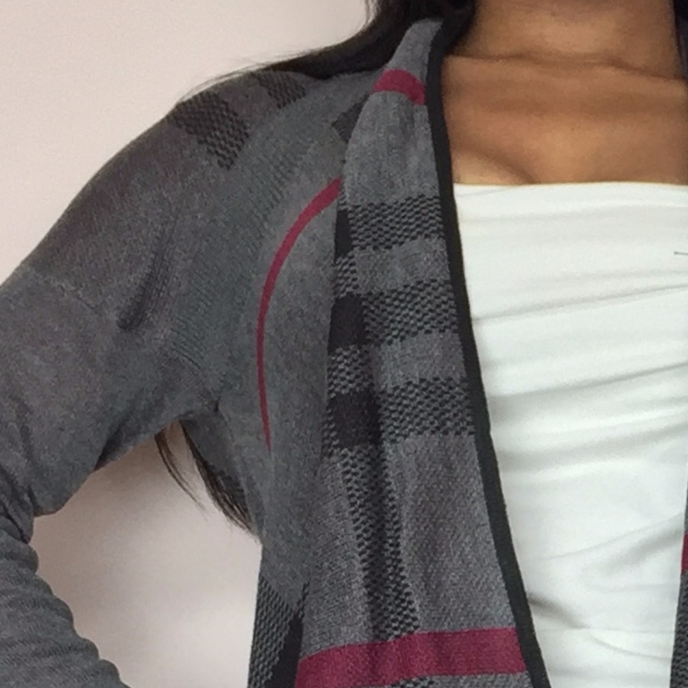 NEW cute plaid coat shawl throw coat