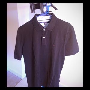 NEW Tommy Hilfiger Men's Black Polo Large