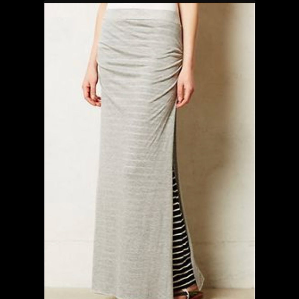 Saturday Sunday Split Stripe Maxi Skirt
