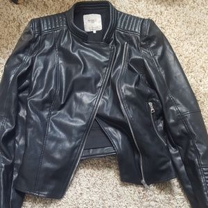 Zara faux leather jacket