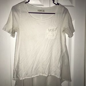 White Abercrombie and Fitch Flowy Shirt
