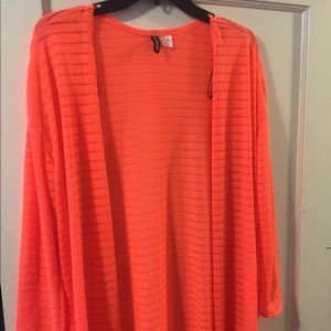 Divided Coral Sweater