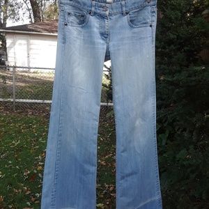 FCUK JEANS french connection uk light wash flare