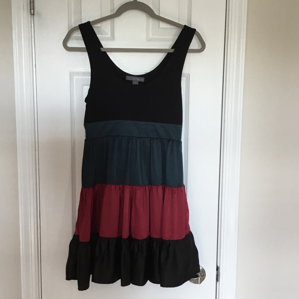 Forever 21 Multi-tier/color tank dress Size S