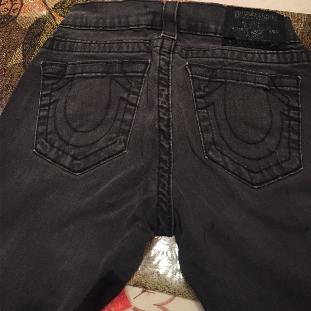 Grey true religion jeans