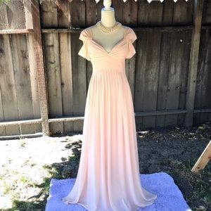 SALE! Lulus Make me blush Gown