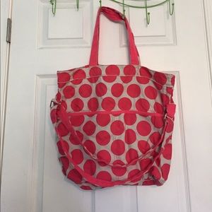 Pink Dotted Retro Metro thirty-one bag
