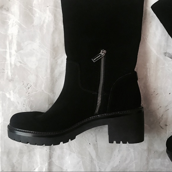 [ Michael Kors] Black Suede Boots - Picture 3 of 4