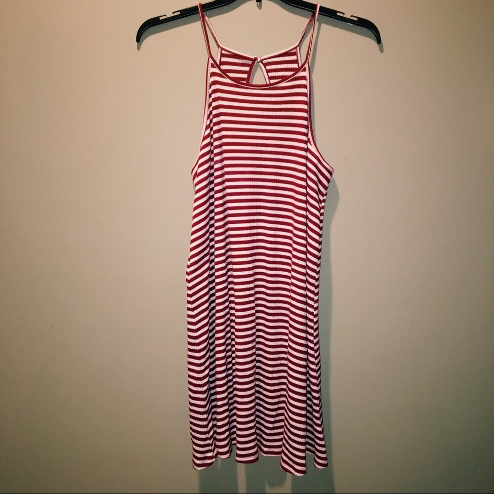 Striped Halter Dress