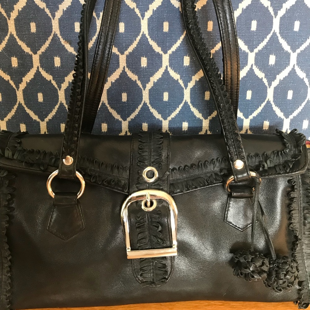 Isabella Fiore Vintage Black Purse