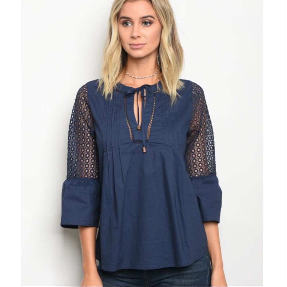 Navy Blouse