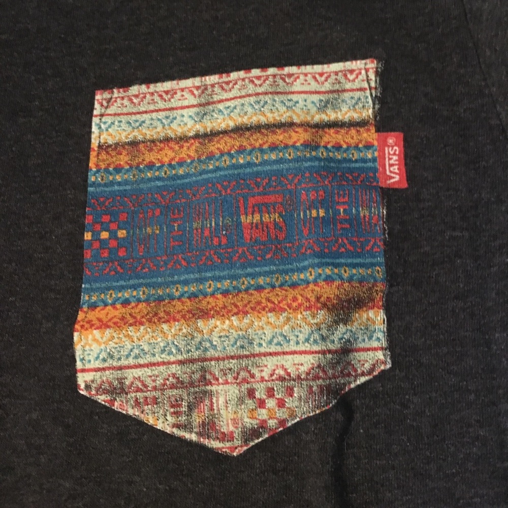 Vans pattern pocket T-shirt Small