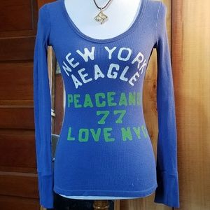 AEO Thermal Long Sleeve Top. Sz M