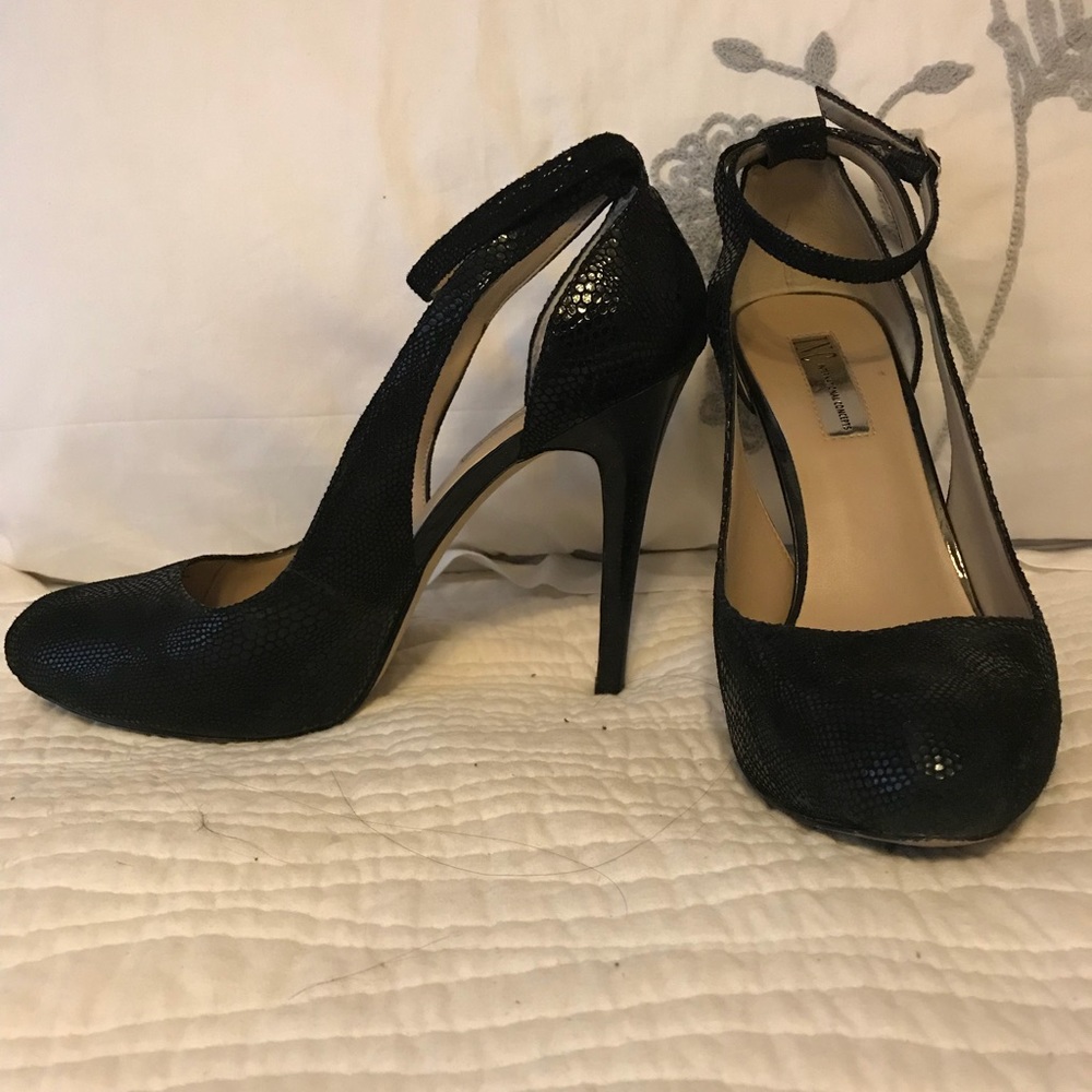 INC pumps with ankle strap
