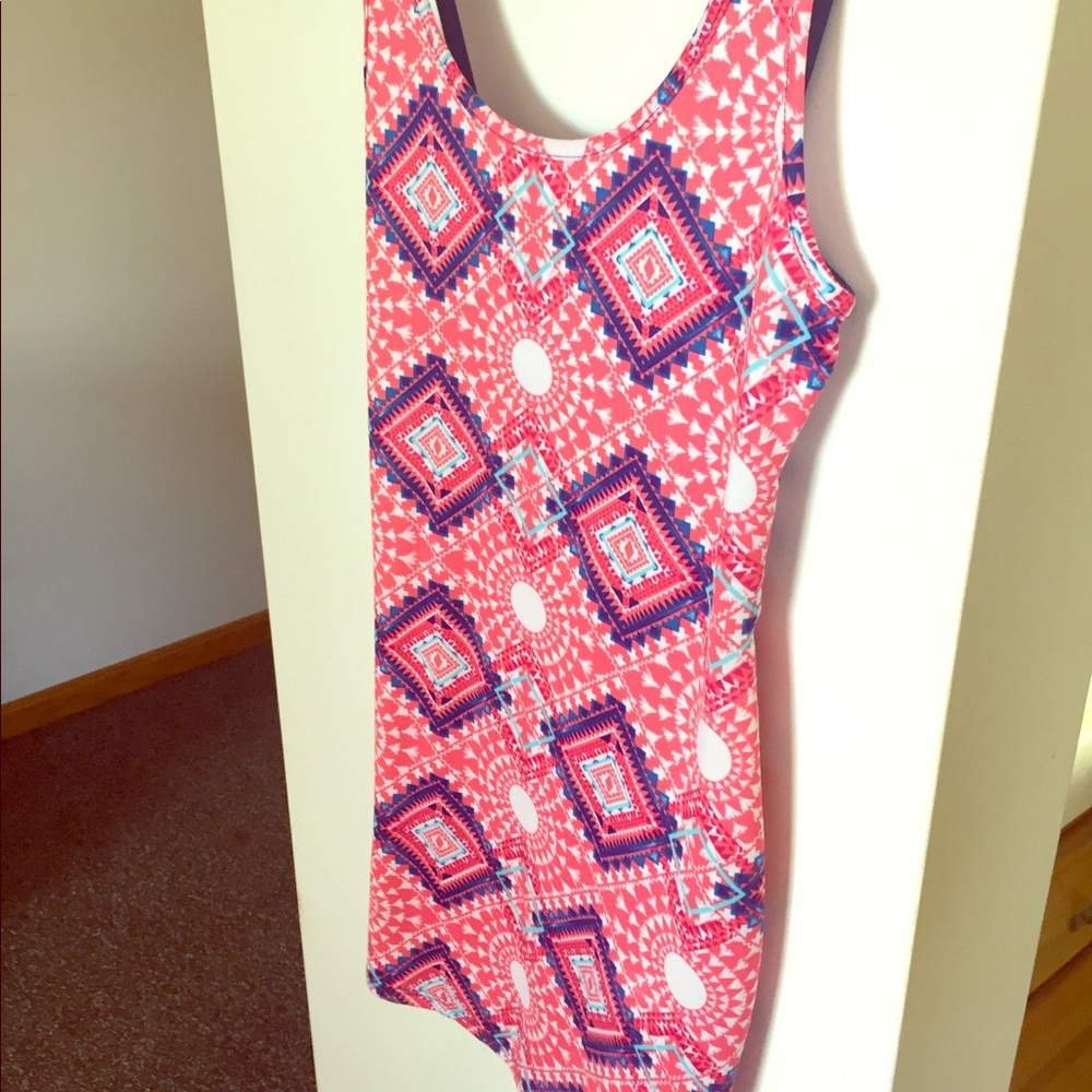Cage-back fitted mini dress