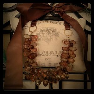 Ann Taylor Ribbon Style Necklace