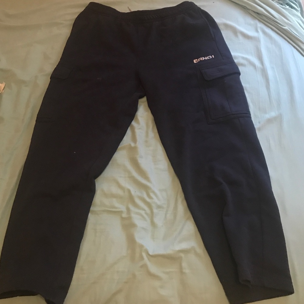 Dark Blue And1 Sweatpants