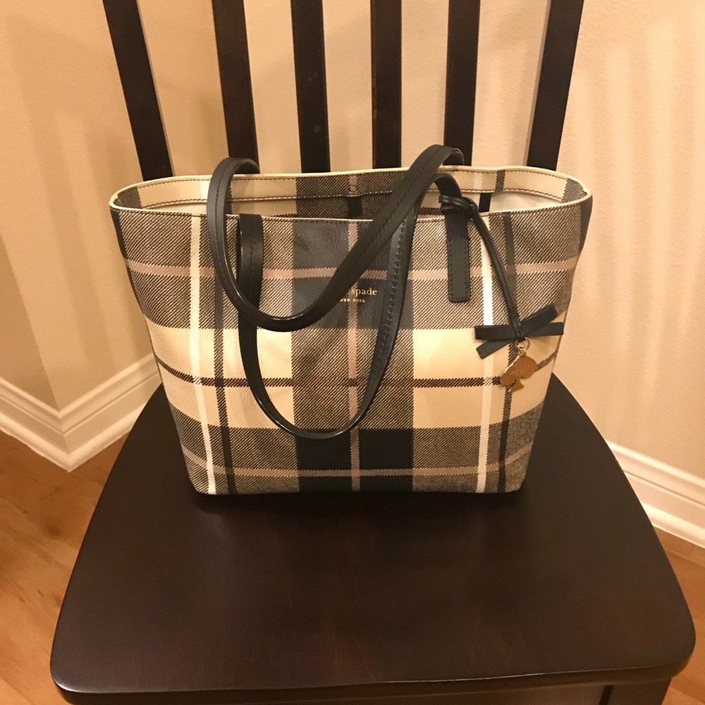Kate Spade Ryan Tote - Pumice Plaid